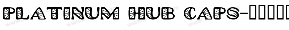 Platinum Hub Caps字体转换